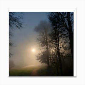 Misty Morning Canvas Print