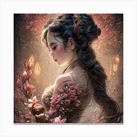Chinese Woman 2 Canvas Print