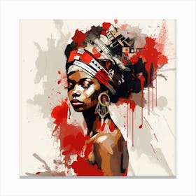 African Woman 50 Canvas Print