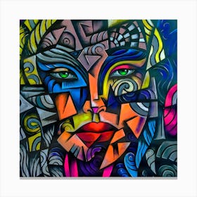 Abstract Of A Woman Canvas Print