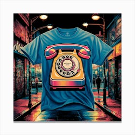 A Vibrant And Retro Illustration Of A T Shirt Feat Gsm8mpgarjm5n2gxyl Phq Nfuh8ao3qii7qxaaa Pica Canvas Print