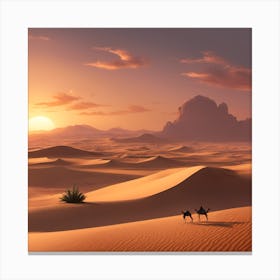 Sahara Desert Canvas Print