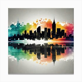 New York City Skyline 63 Canvas Print