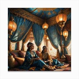 eastern ladies Canvas Print