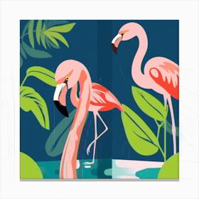 Flamingos 11 Canvas Print