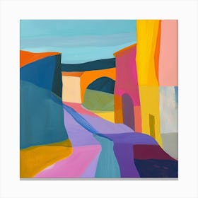 Abstract Travel Collection Italy 3 Canvas Print