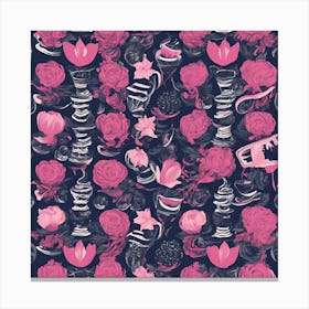 Pink Roses Canvas Print