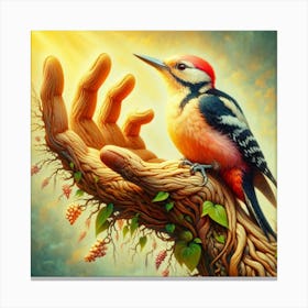 Woodpecker Canvas Print