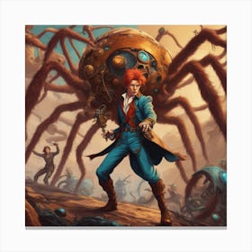 Spider From Mars Canvas Print