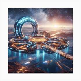 Space Station 65 Canvas Print