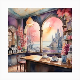 Coffee Shop 1 Canvas Print