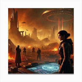 Embers Of Betrayal Scene 1024x1024 Canvas Print