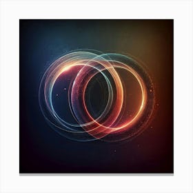 Abstract Circles Canvas Print