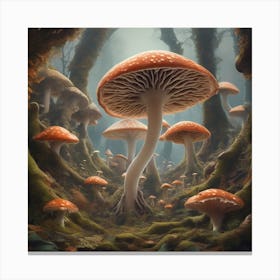 Valley of the spores Canvas Print