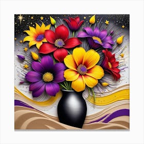 Flowers In A Vase 29 Canvas Print