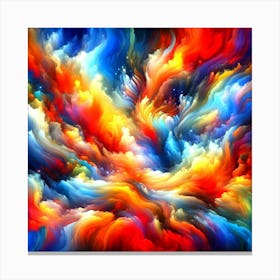 Exotic Abstract Painting 1 Canvas Print