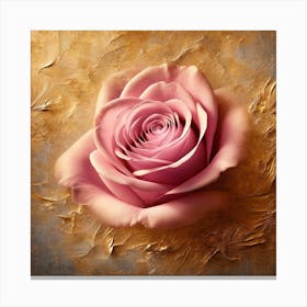 Pink Rose 1 Canvas Print