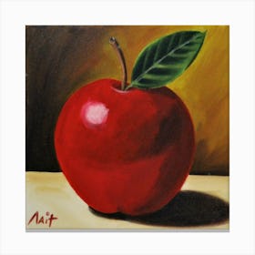 Red Apple Canvas Print