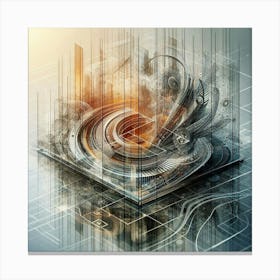 Abstract Digital Art Canvas Print