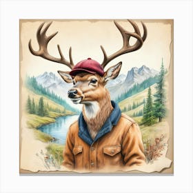 Deer Hunter 2 Canvas Print