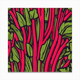 Beetroot Seamless Pattern Canvas Print