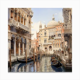 Tranquil Palazzo Waters Canvas Print