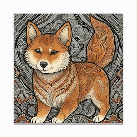 Shiba Inu 71 Canvas Print