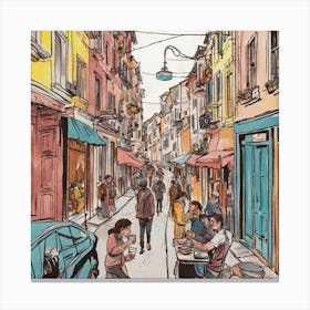 Venice Alley Canvas Print