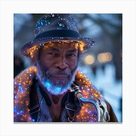 Saxophone Player 2 Canvas Print