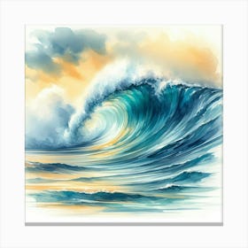 Ocean Wave 1 Canvas Print