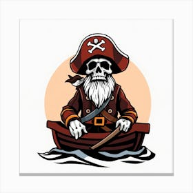 Old pirate  Canvas Print