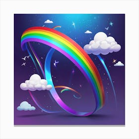 Rainbow In The Sky 5 Canvas Print