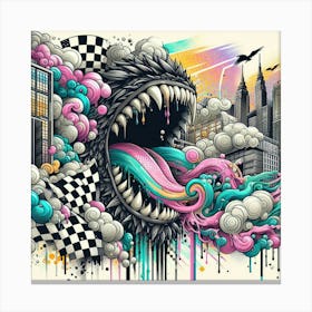 Monster Art 1 Canvas Print