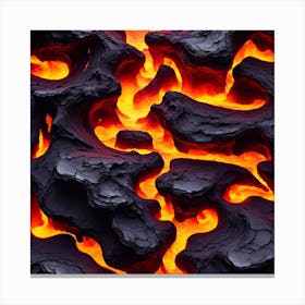 Lava Flow 5 Canvas Print