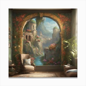 Fairytale Castle 3 Canvas Print