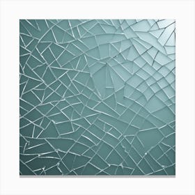 Broken Glass Background 10 Canvas Print