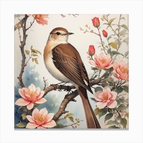 Chinese Thrush Canvas Print