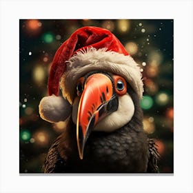 Christmas Bird Canvas Print