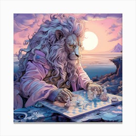 King Of Chess Canvas Print