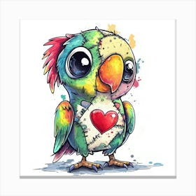 Cute Parrot Toile