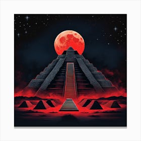 Pyramid Of The Sun Canvas Print