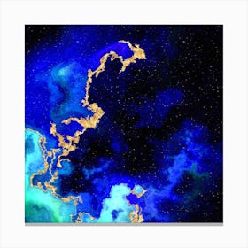 100 Nebulas in Space with Stars Abstract n.053 Canvas Print