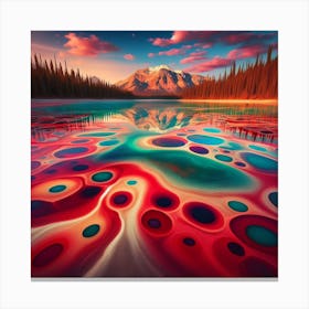 Lake Of The Bubbles Canvas Print