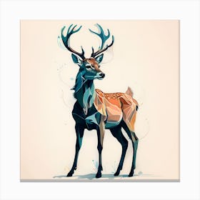 Deer Illustration - 1 Canvas Print
