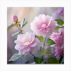 Pink Roses 18 Canvas Print