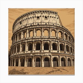 Colossion, Italy Canvas Print