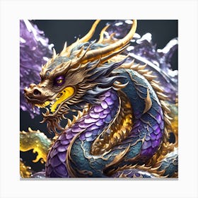 Dragons Of Chinese Mythology Canvas Print