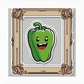 Green Pepper 2 Canvas Print