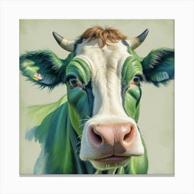 Cow Portrait 20 Canvas Print