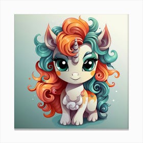 Cute Unicorn 5 Canvas Print